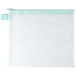 Avery Elle - Mesh Storage Pouch - Large - turquoise